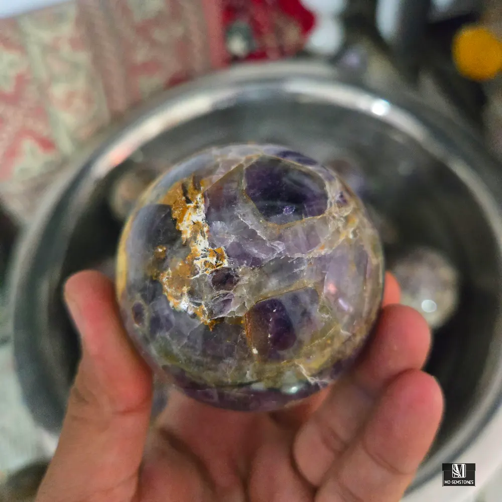 Amethyst Sphere | Natural Crystal Sphere - Image 4