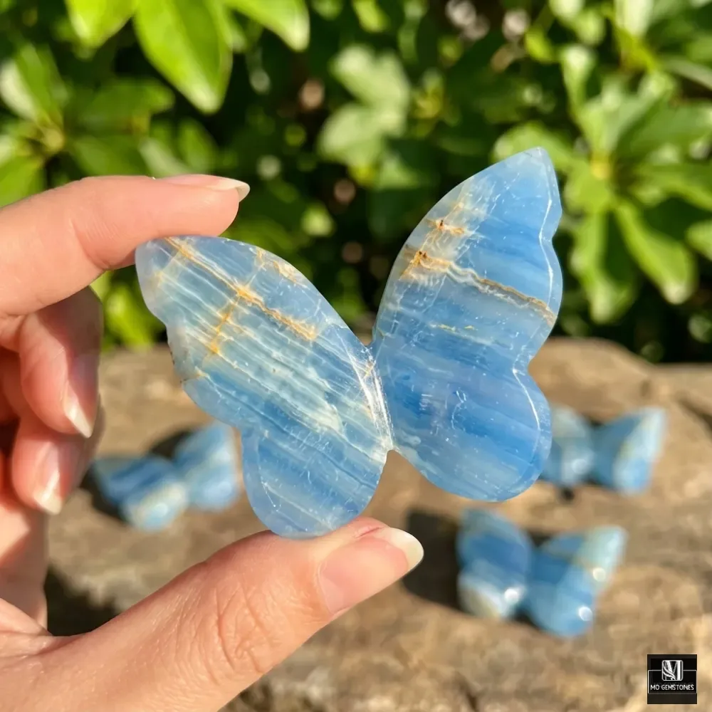Blue Onyx 3D Butterfly