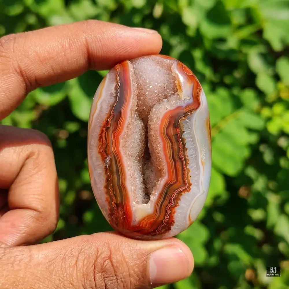 Carnelian Palm Stone | Natural Carnelian Crystal | Wholesale & Retail - Image 4