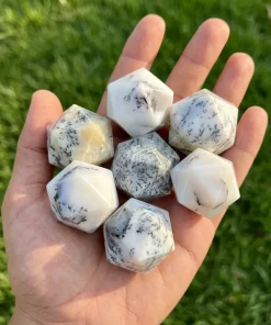 Dendritic Opal Icosahedrons