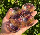 premium Rainbow Fluorite Crystal Bowls in 2-inch and 3-inch sizes. Made from high-quality natural Rainbow Fluorite. Wholesale and retail available with worldwide shipping.