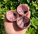 Rhodonite Crystal Bowl | Natural Gemstone Bowl