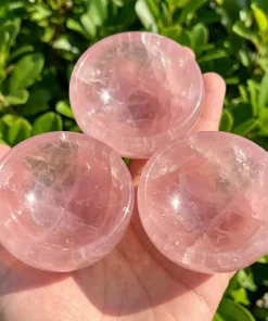 Rose Quartz Crystal Bowl