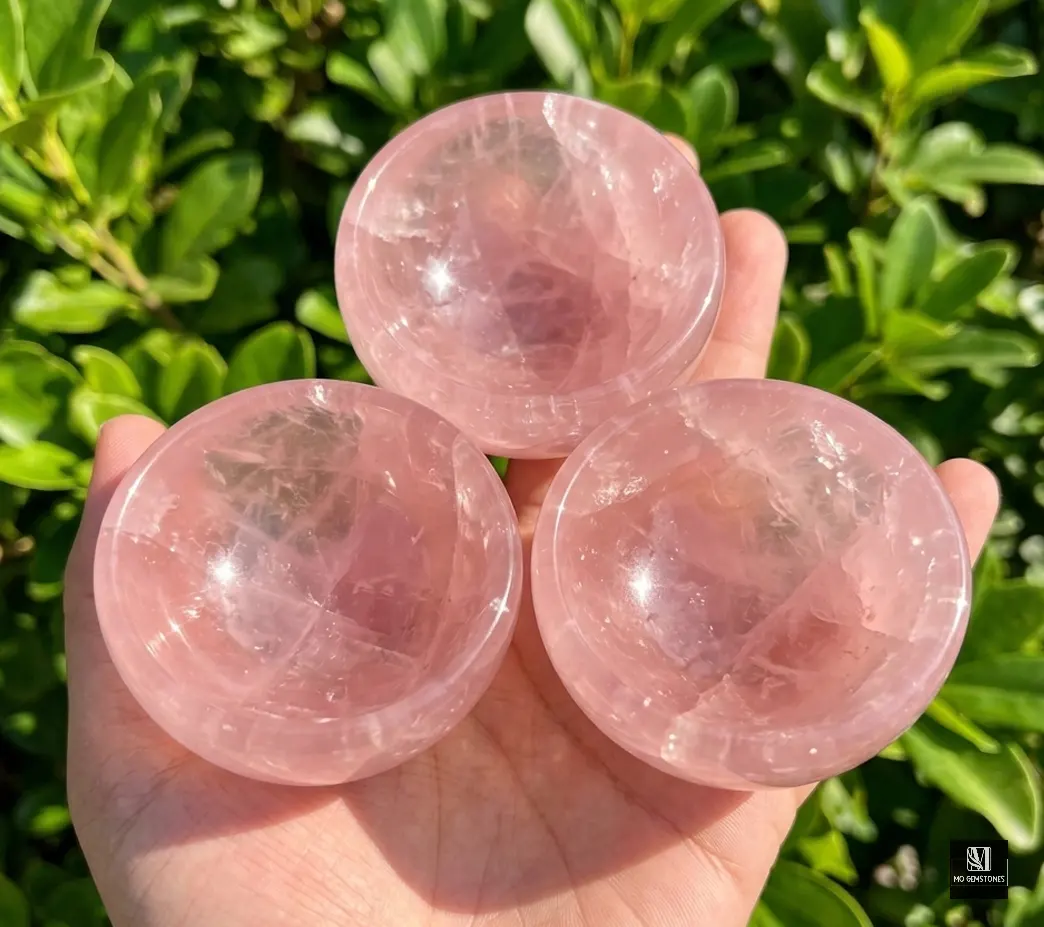Rose Quartz Crystal Bowl