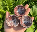 Sangria Lace Agate Crystal Bowl