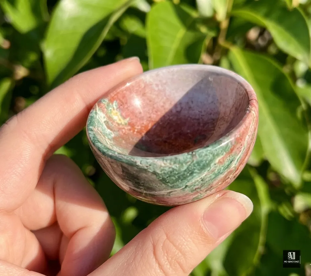 Unicorn Jasper Bowl | Unicorn Jasper Crystal Bowl - Image 2