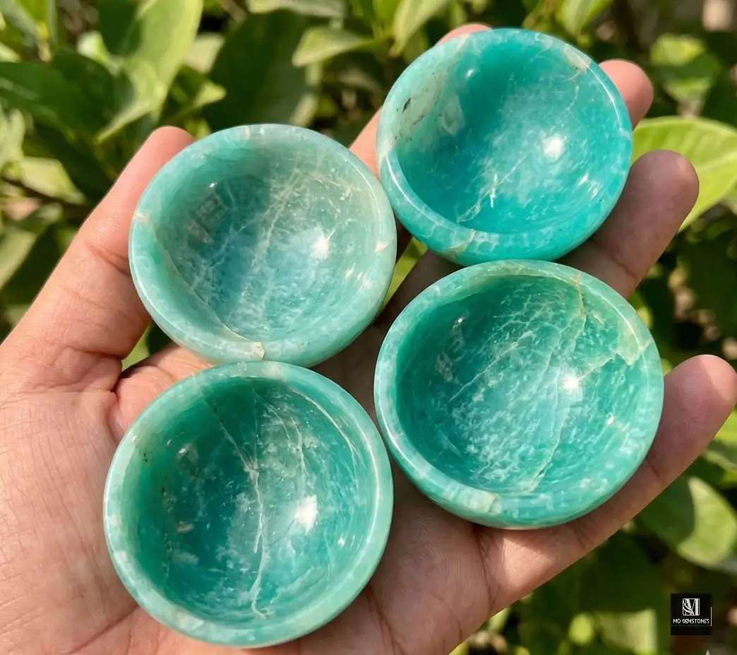 Amazonite Crystal Bowl