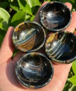 Blue Tiger Eye Crystal Bowl