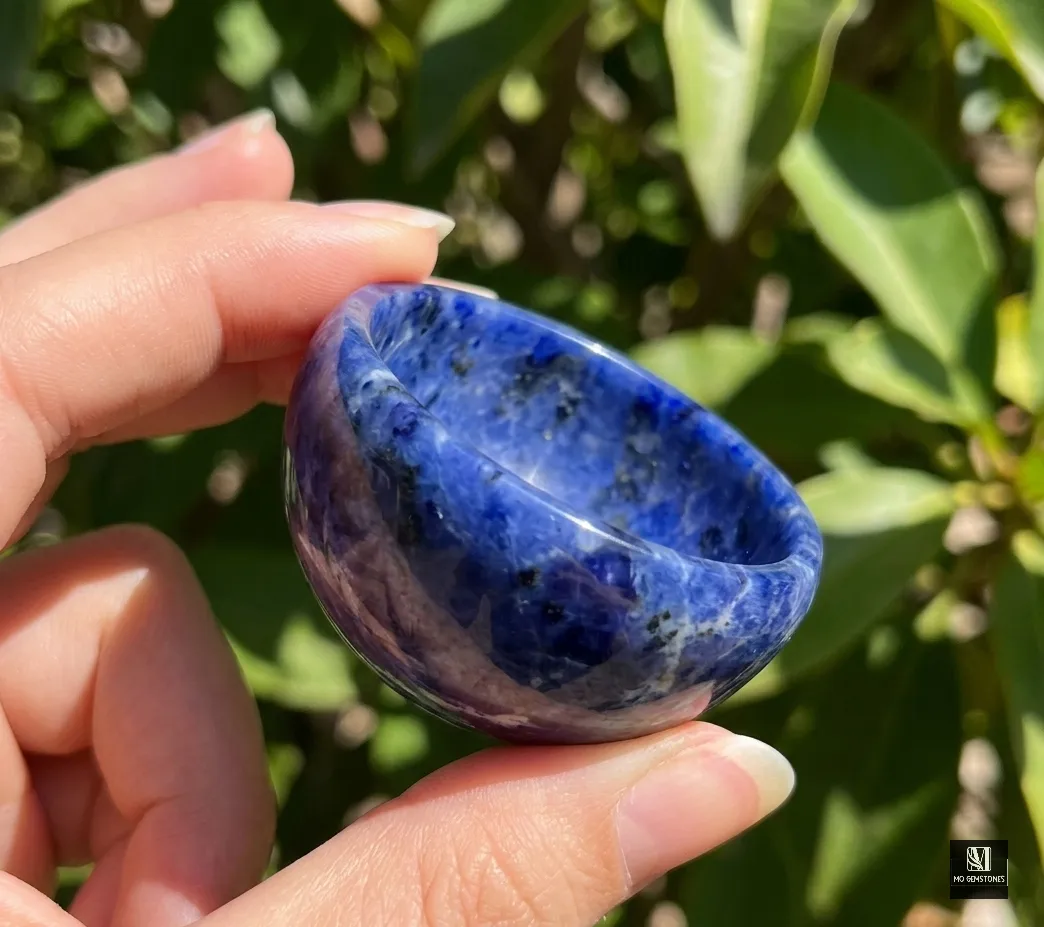 Sodalite Crystal Bowl | Natural Gemstone Bowl - Image 4