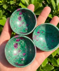 Ruby Fuchsite Crystal Bowl