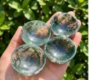 Moss Agate Crystal Bowl | Natural Gemstone Bowl
