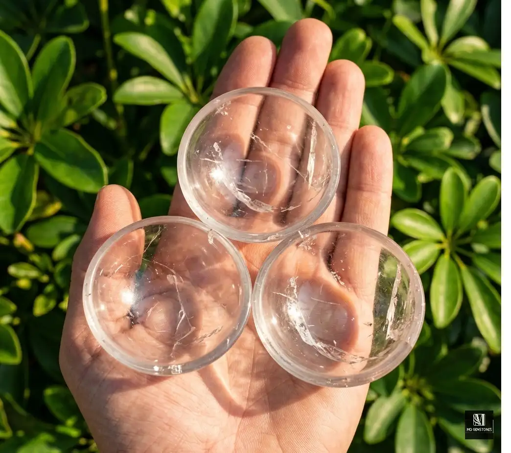 Clear Quartz Crystal Bowl | Natural Gemstone Bowl - Image 4