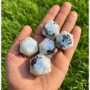 Rainbow Moonstone Icosahedron