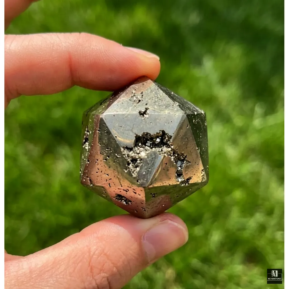 Peru Pyrite Icosahedrons | 20-Sided Geometric Crystal Piece - Image 7