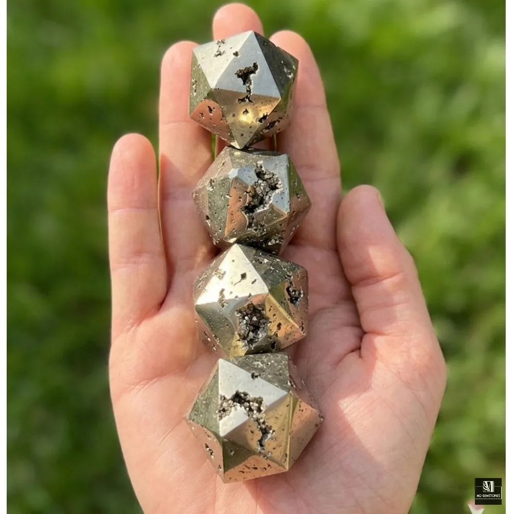 Peru Pyrite Icosahedrons | 20-Sided Geometric Crystal Piece - Image 5