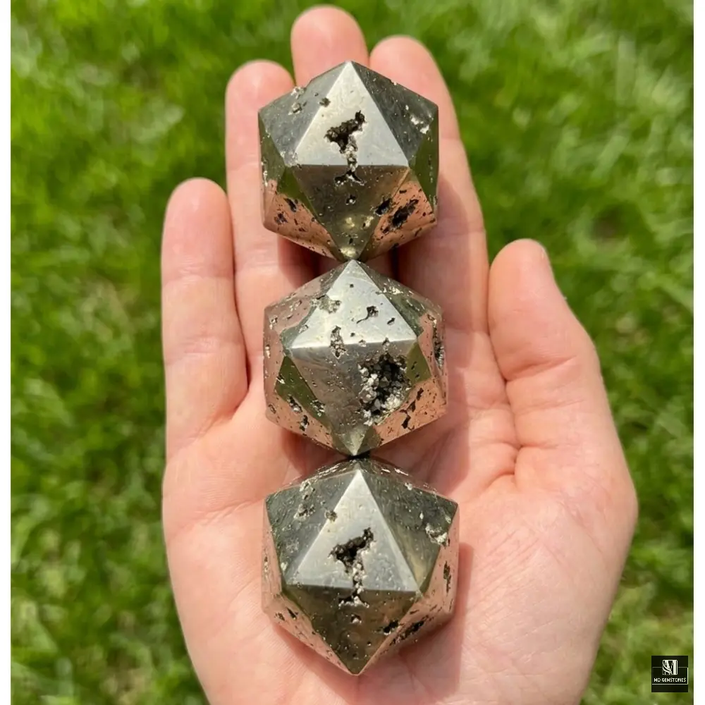 Peru Pyrite Icosahedrons | 20-Sided Geometric Crystal Piece - Image 4