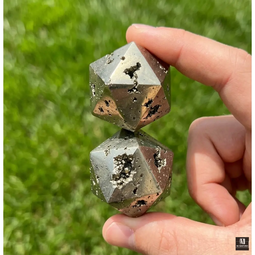 Peru Pyrite Icosahedrons | 20-Sided Geometric Crystal Piece - Image 2