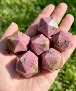 Rhodonite Icosahedrons