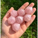 Rose Quartz Icosahedrons