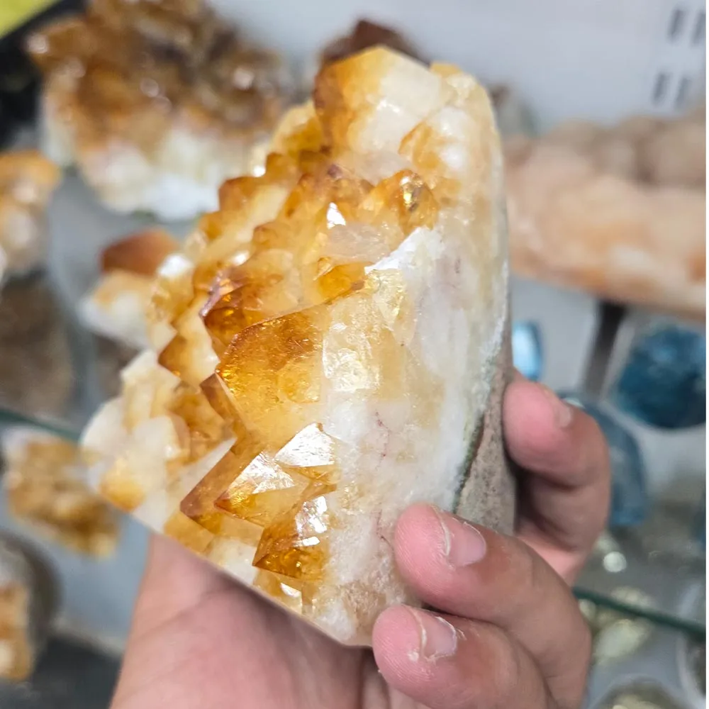 High Quality Citrine Cluster | Natural Healing Crystal - Image 3