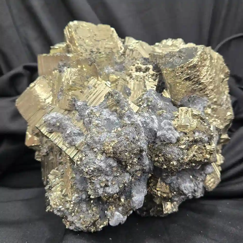 Huge Pyrite Cluster – 10 KG Natural Healing Crystal Specimen