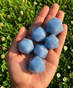 Angelite Icosahedron