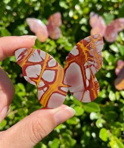 Norrena Jasper 3D Butterfly Carvings