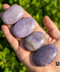 High-Grade Lavender Jade Palmstones Wholesale | Bulk Crystals & Gemstones