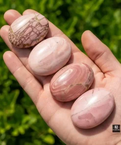 Australian Pink Opal Palm Stones