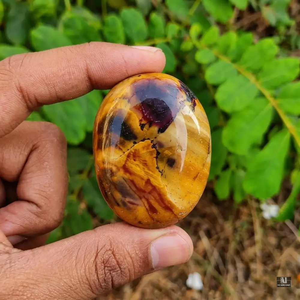 Mookaite Jasper Palm Stone | Natural Gemstone - Image 3