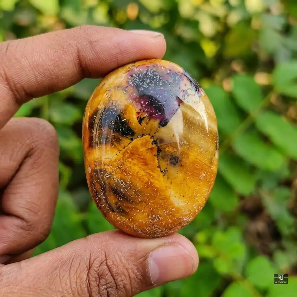 Mookaite Jasper Palm Stone | Natural Gemstone - Image 5