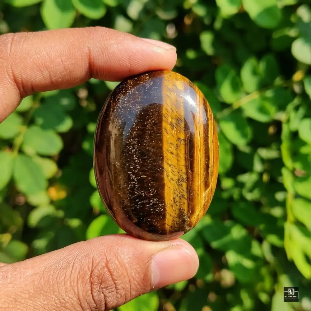 Tiger Eye Palm Stone | Natural Gemstone - Image 2