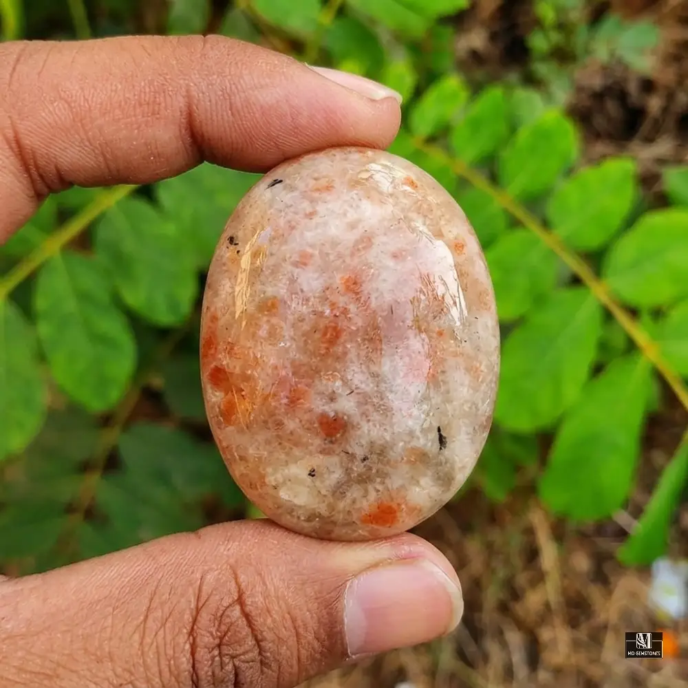 Sunstone Palm Stone | Natural Gemstone - Image 5