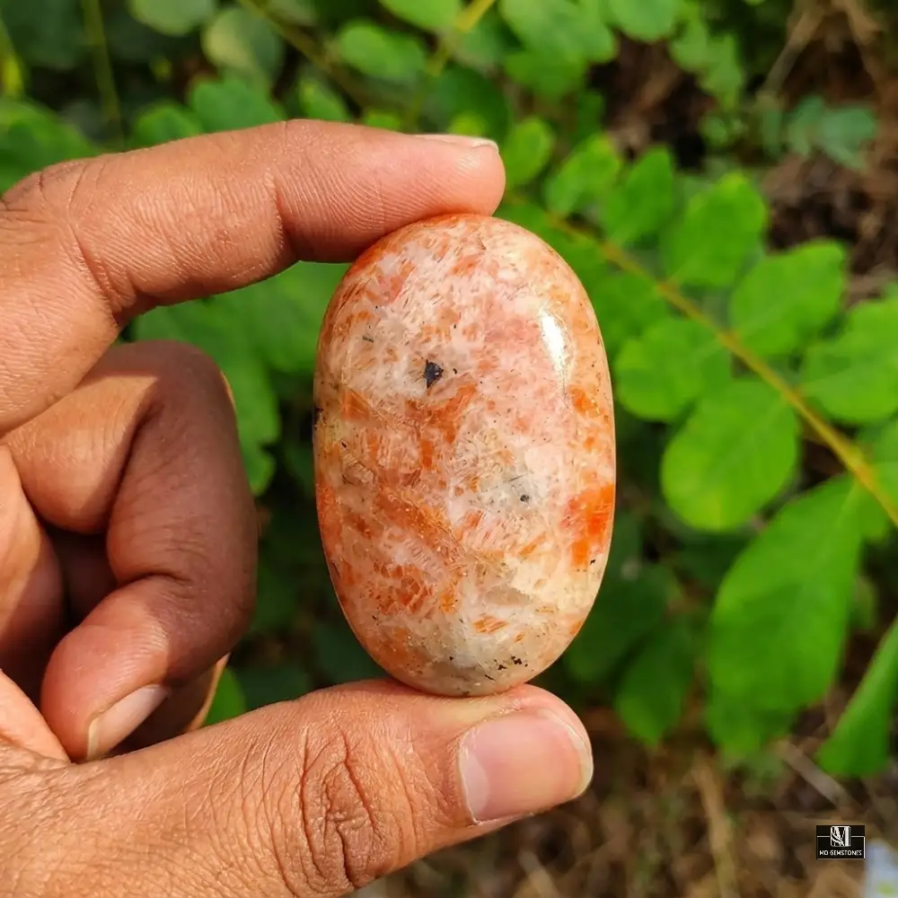 Sunstone Palm Stone | Natural Gemstone - Image 4
