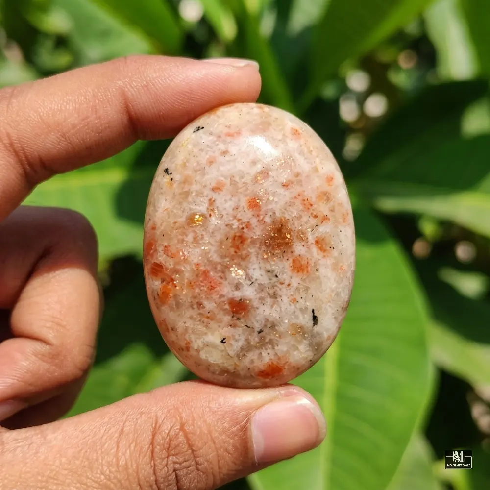 Sunstone Palm Stone | Natural Gemstone - Image 3