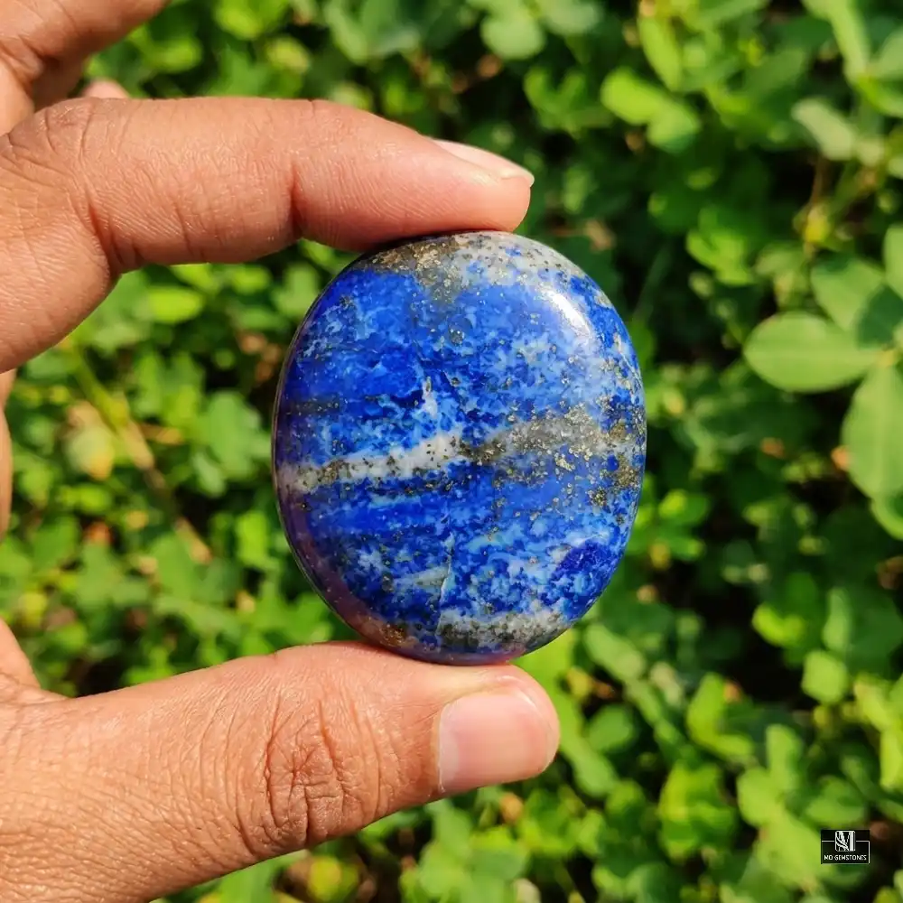 Lapis Lazuli Palm Stone | Natural Gemstone - Image 4