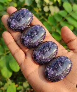 Lepidolite Palm Stone