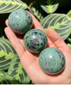 Ruby Zoisite Sphere