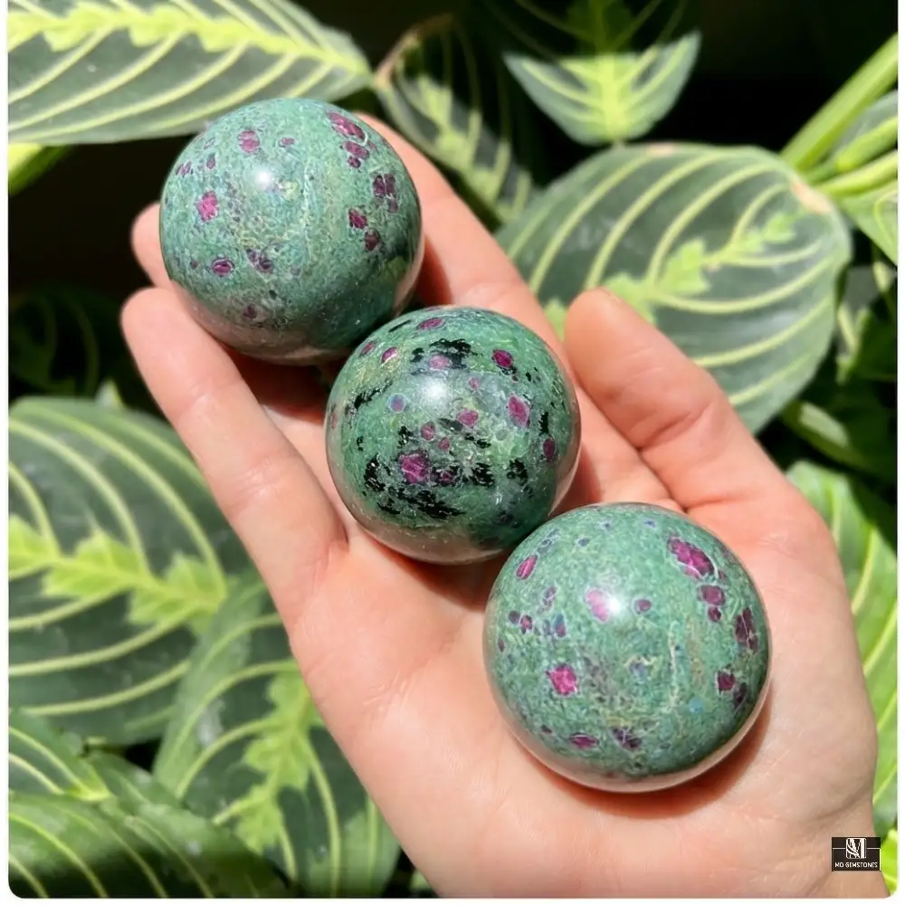 Ruby Zoisite Sphere