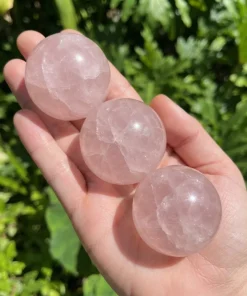 Rose Quartz Sphere | Natural Crystal SphereSphere