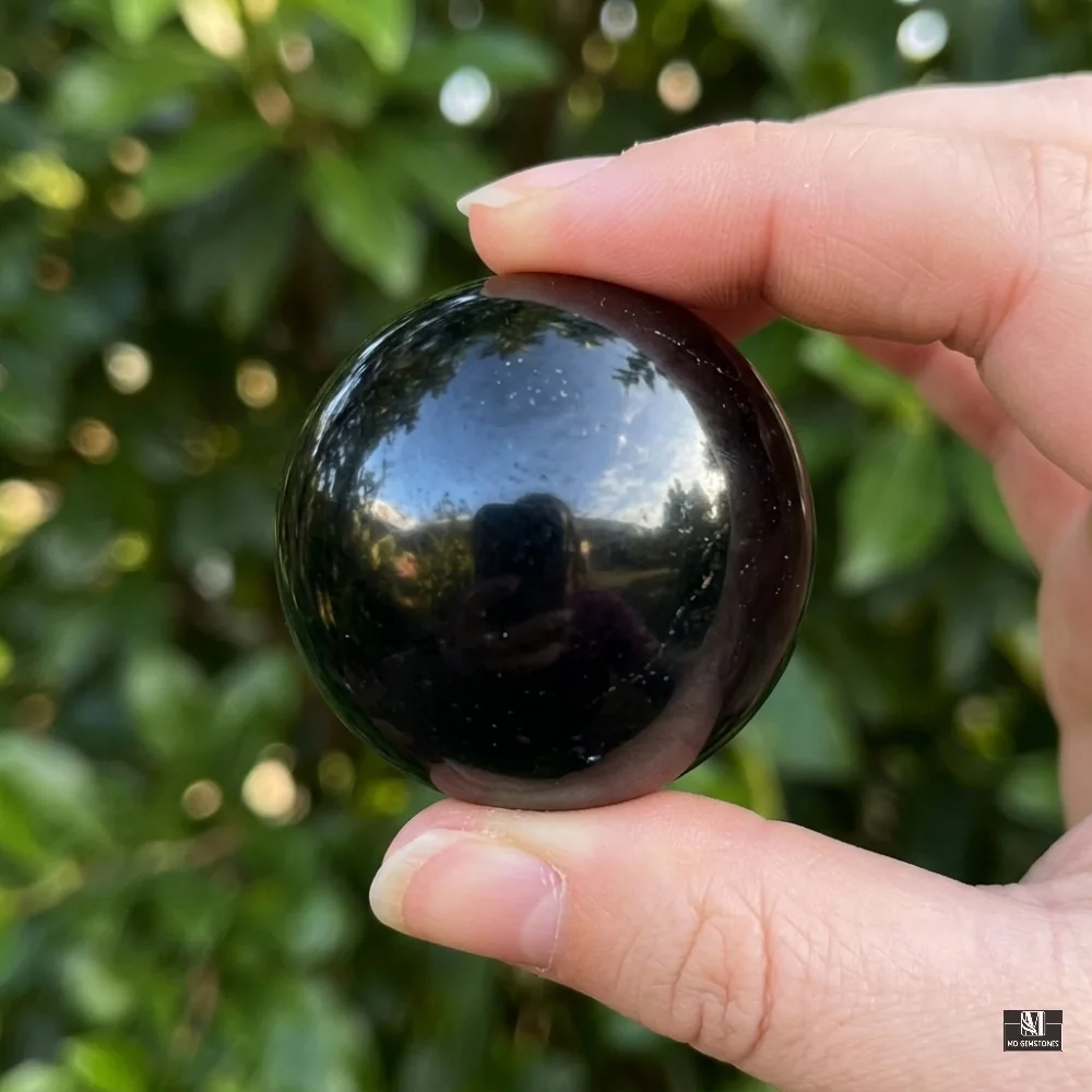 High Quality Shungite Sphere | Natural Crystal Sphere - Image 5