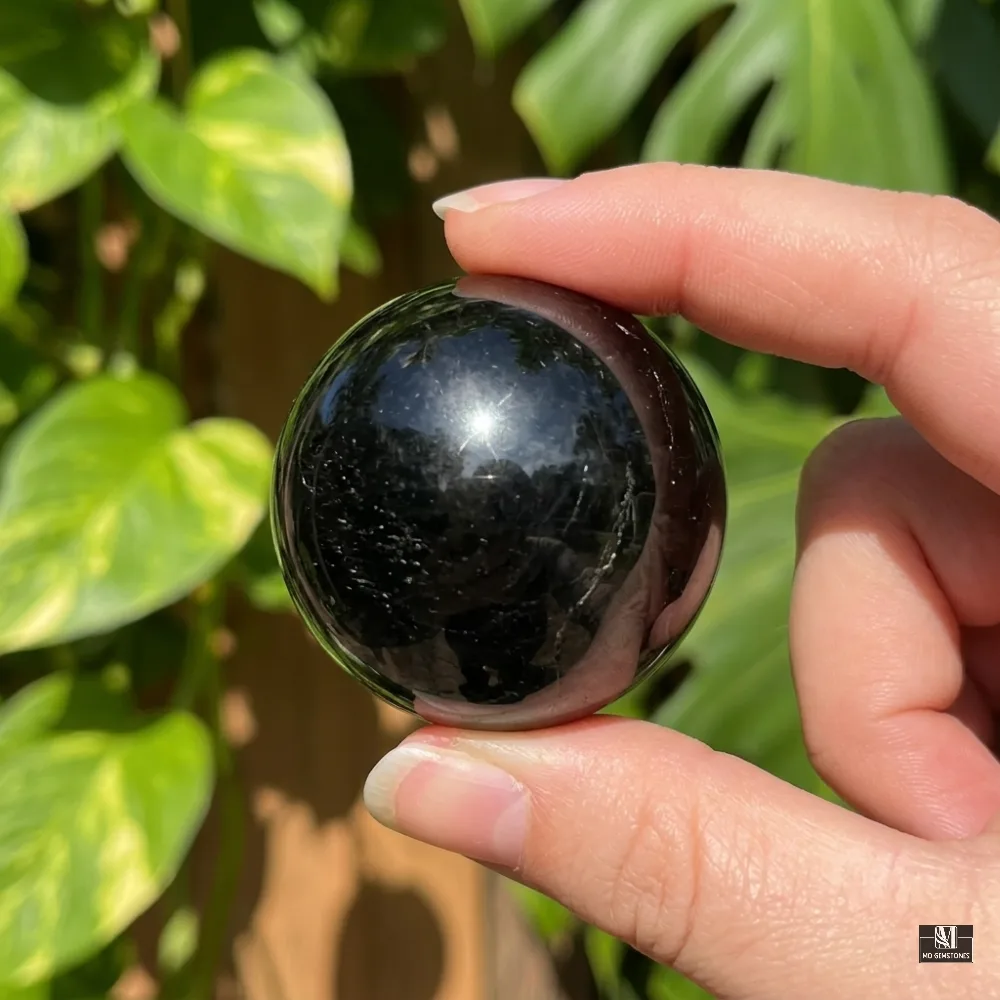 High Quality Shungite Sphere | Natural Crystal Sphere - Image 2