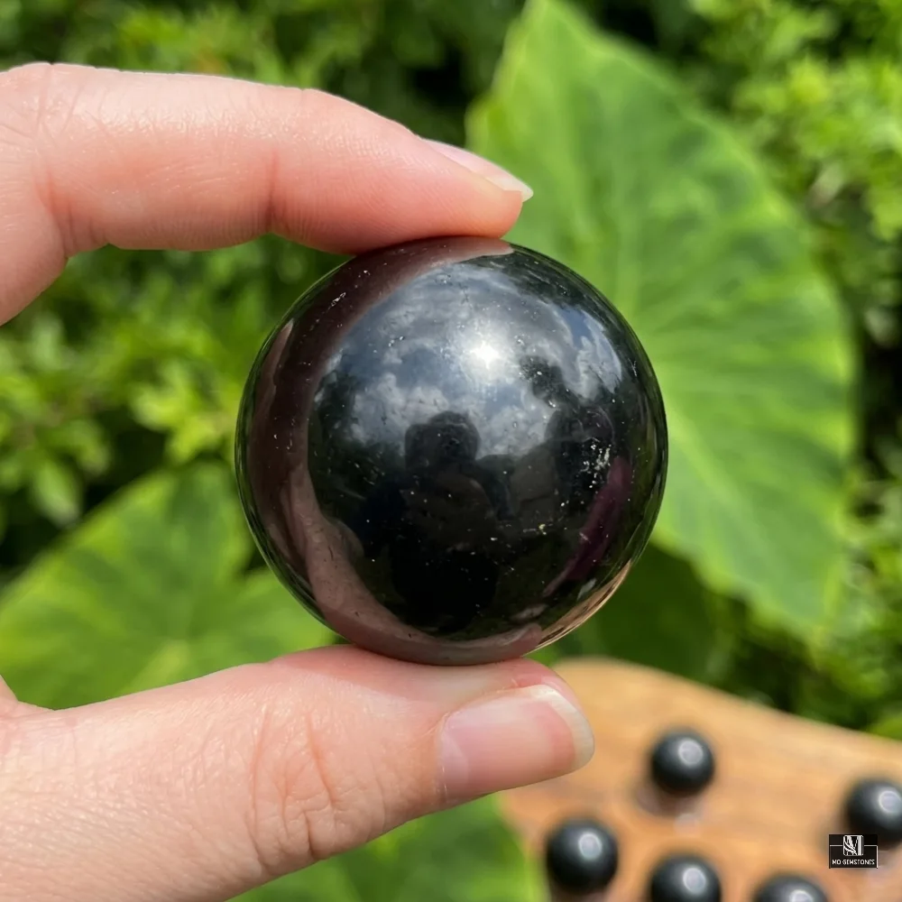 High Quality Shungite Sphere | Natural Crystal Sphere - Image 6