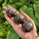Rhodonite Sphere