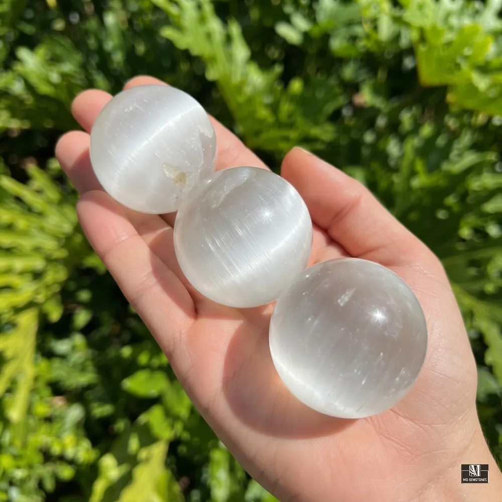 High Quality Selenite Sphere | Natural Crystal Sphere