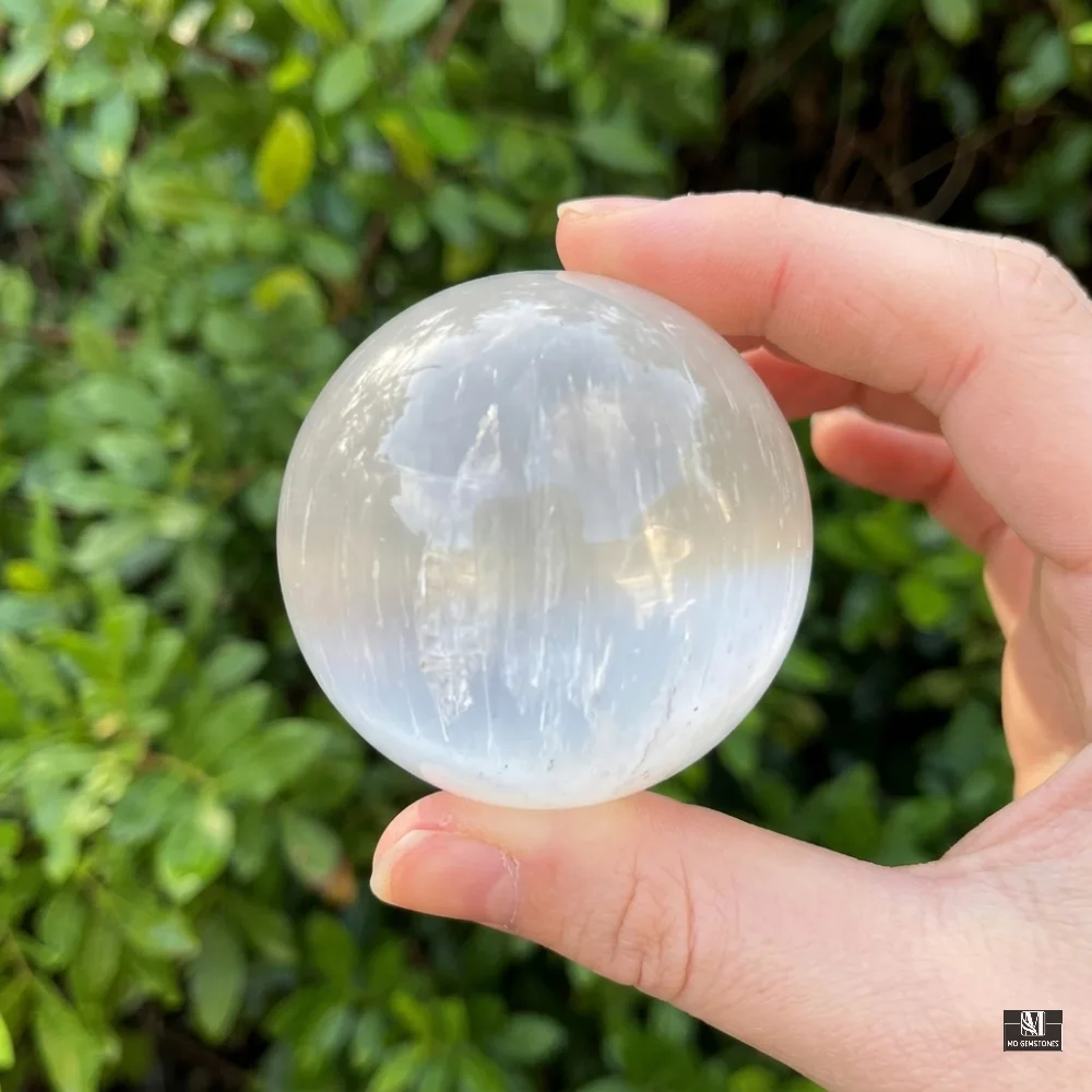 High Quality Selenite Sphere | Natural Crystal Sphere - Image 4