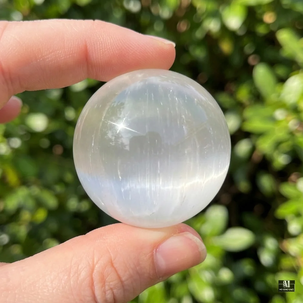 High Quality Selenite Sphere | Natural Crystal Sphere - Image 2