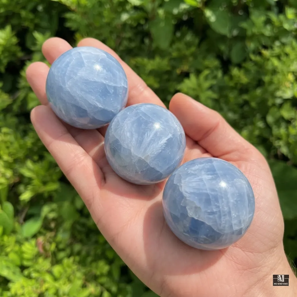 Blue Calcite Sphere