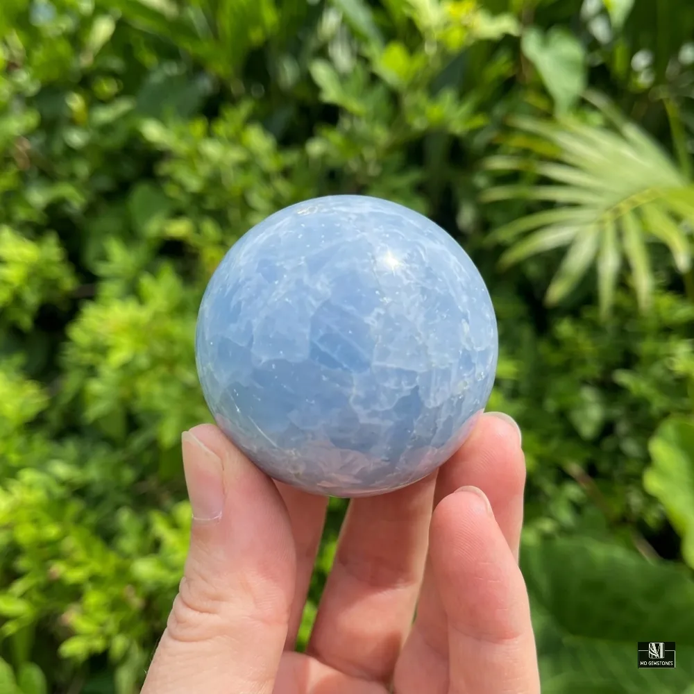 High Quality Blue Calcite Sphere | Natural Crystal Sphere - Image 2