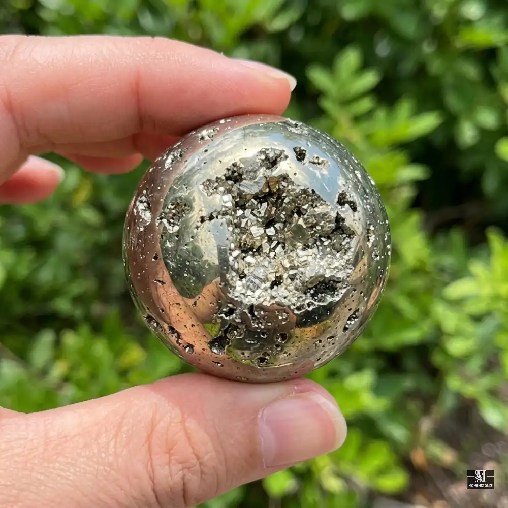 High Quality Peru Pyrite Sphere | Natural Crystal Sphere - Image 6